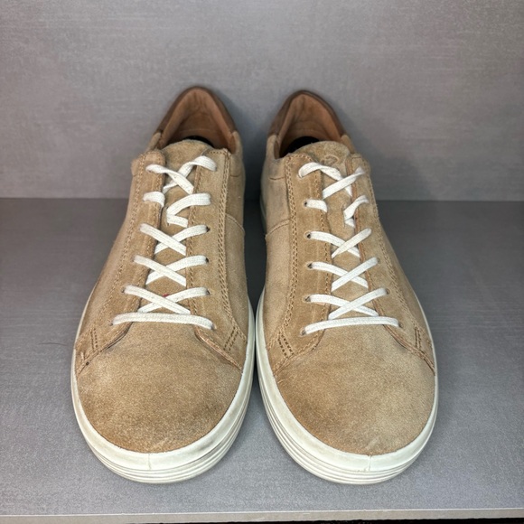 Ecco | Soft 7 Suede Shoes - Cream Tan ; Womens 9 - Picture 2 of 8